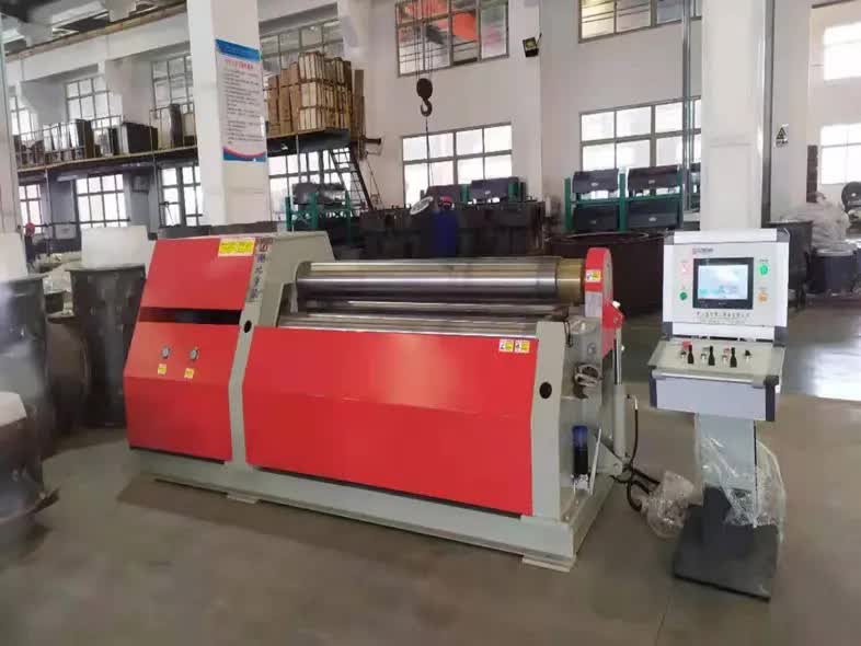 Rolling Process of 4-Roller Plate Rolling Machine - 翻译中...
