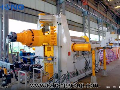 측면 지원을 가진 80x3000 3 롤 플레이트 롤링 머신