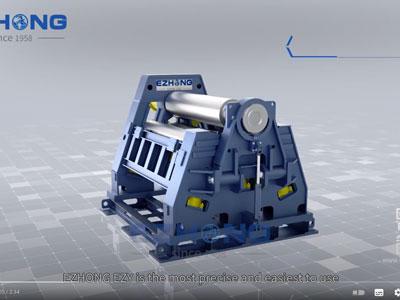 EZHONG 4 롤 플레이트 롤링 머신