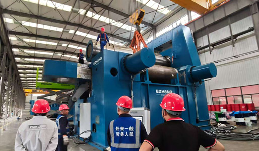 160x4200mm 3 롤 벤딩 머신